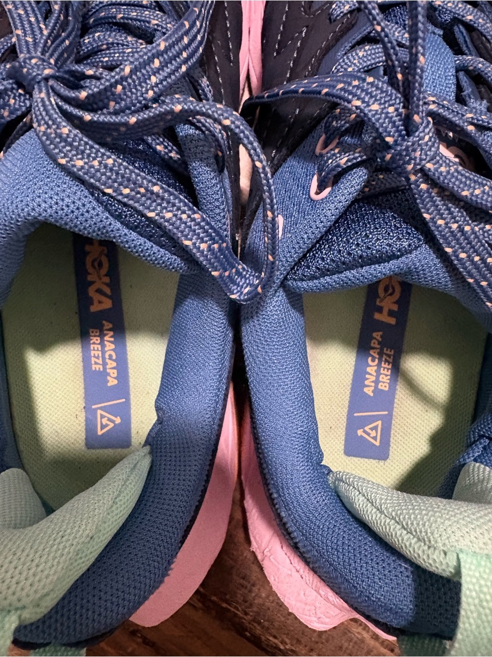 Hoka Anacapa Breeze Low Sneakers Women’s $120.00 Size 8 Foggy Night/Pale Rose - Picture 7 of 10